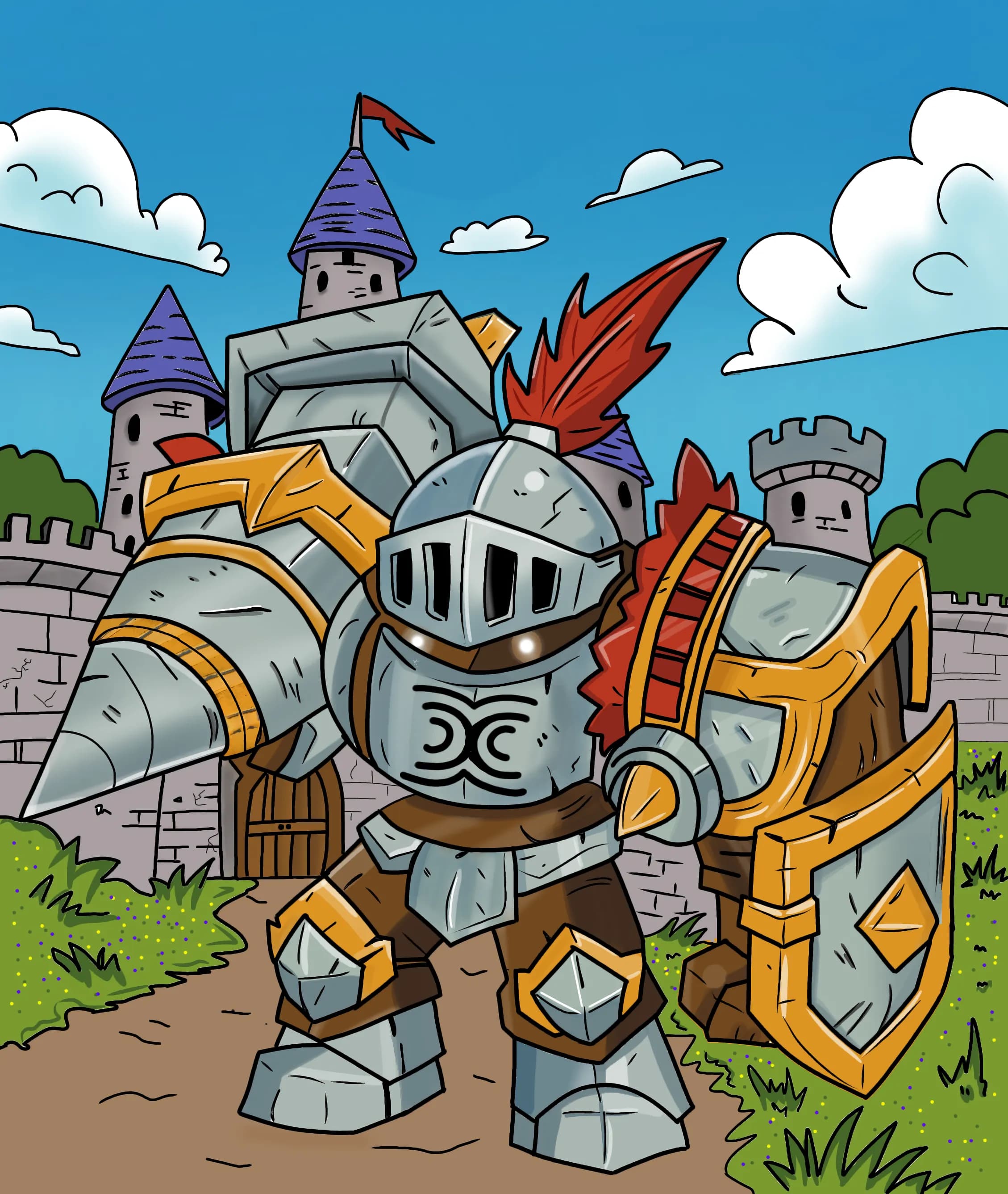 The rocky knight
