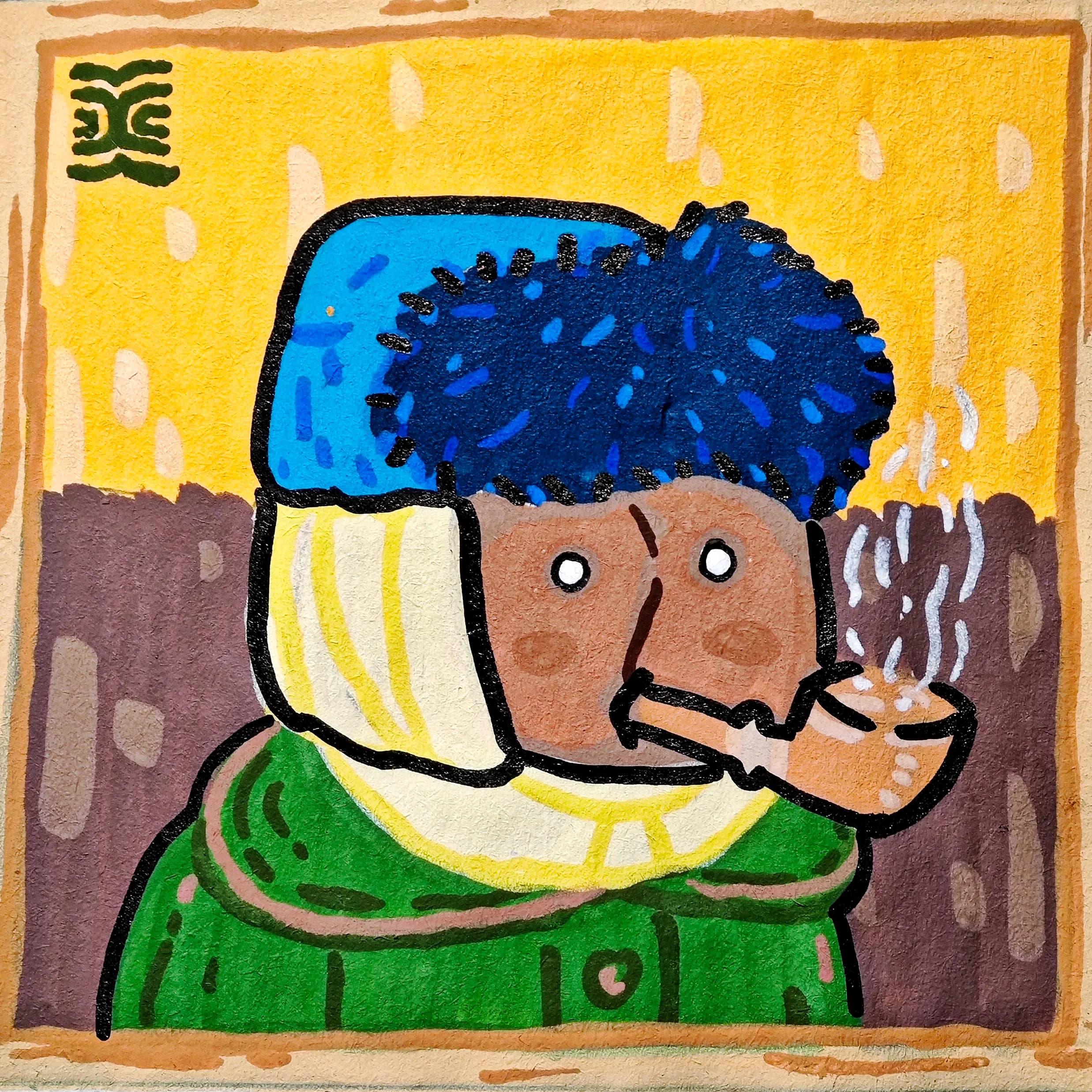 Rocky's self-portrait 