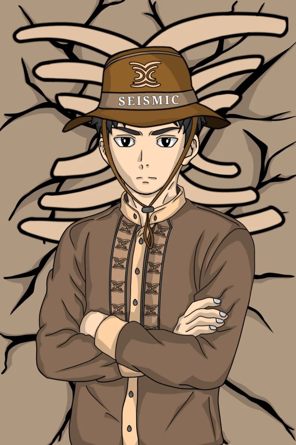 seismic hat and shirt