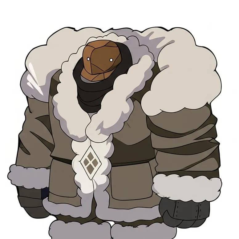rocky wearing parka jacket