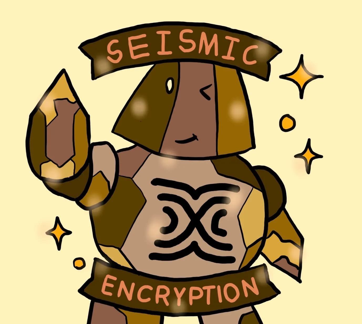 Chubby rocky is ready to encrypt